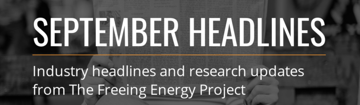 Clean Energy Headlines for September 2018