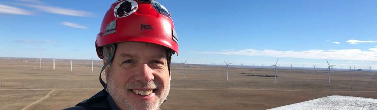 I learned the most important thing about wind power from climbing a turbine