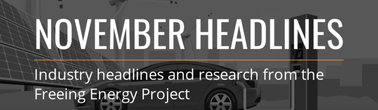 November Clean Energy Headlines