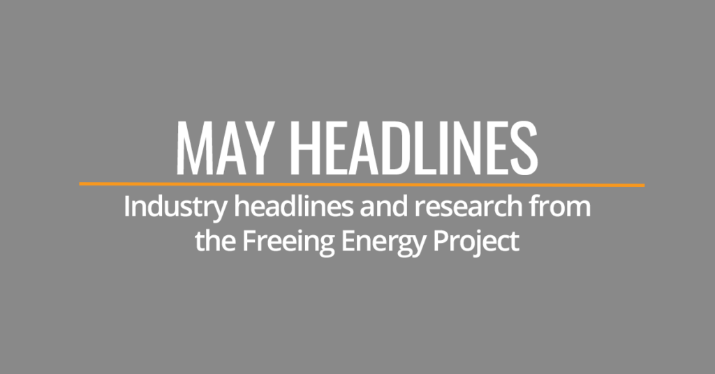 May Clean Energy Headlines