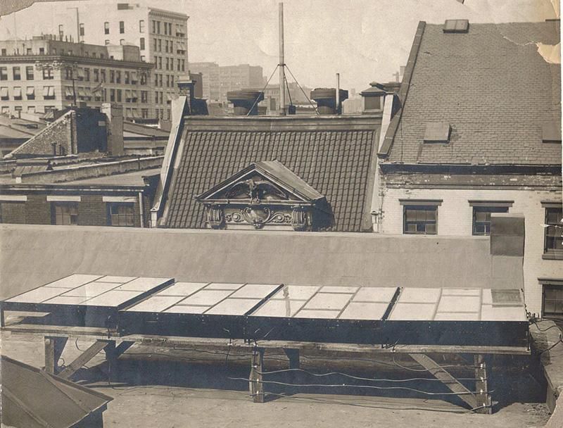Charles Fritts early solar panels