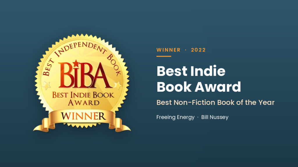Freeing Energy wins the 2022 Best Indie Book Award for non-fiction