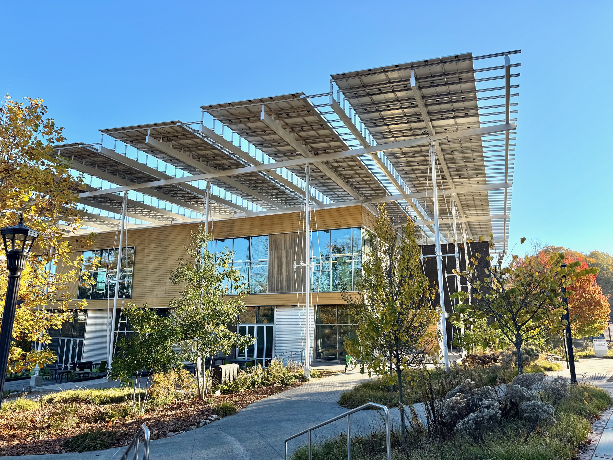 The Kendeda Building solar canopy at Georgia Tech